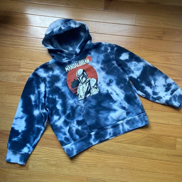 Star Wars Shirts Tops Boys Mandalorian Star Wars Tiedye